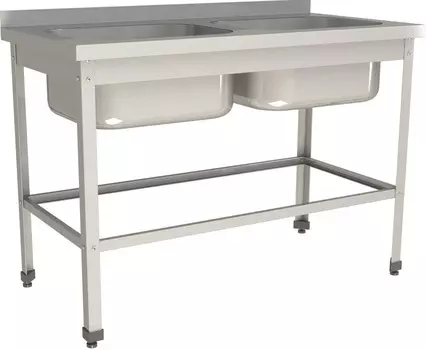 Ванна моечная цельнотянутая Restoinox ВМЦ-2/12/6-БО-ЭЦ