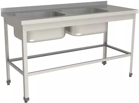 Ванна моечная цельнотянутая Restoinox ВМЦ-2/15/6-БОЛ-ЭН