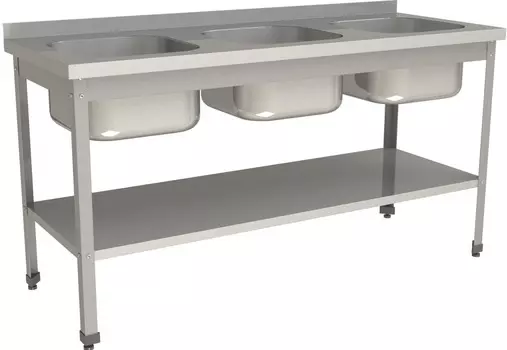 Ванна моечная цельнотянутая Restoinox ВМЦ-3/16/6-БП-ЭН