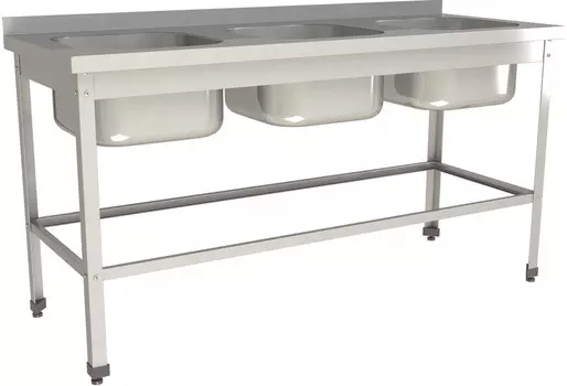 Ванна моечная цельнотянутая Restoinox ВМЦ-3/16/7-БО-ЭН