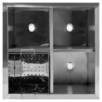 Ванна моечная для мойки яиц сварная Кобор ВМЯБ/1-53/53/430