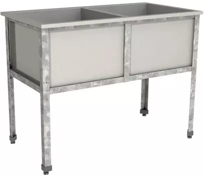 Ванна моечная двухсекционная Restoinox ВМС-2/5-ЭК