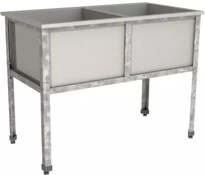 Ванна моечная двухсекционная Restoinox ВМС-2/7-ЭЦ