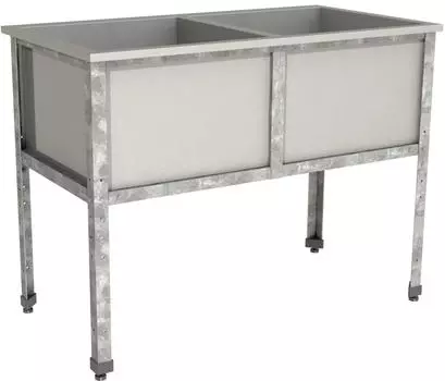 Ванна моечная двухсекционная Restoinox ВМС-2/7-ЭК