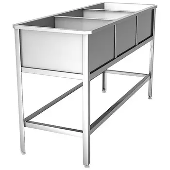 Ванна моечная Hessen ВМ3/7-нерж