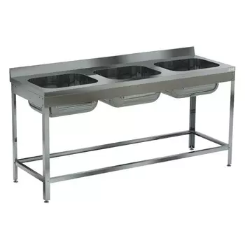 Ванна моечная цельнотянутая Кобор ВМЦ/3-180/60