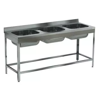 Ванна моечная цельнотянутая Кобор ВМЦ/3-180/70