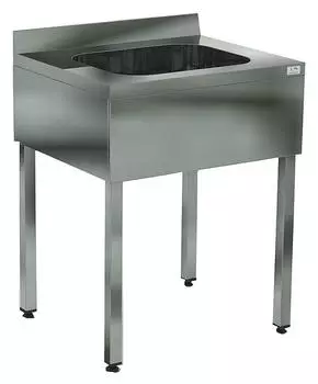 Ванна моечная цельнотянутая Кобор ВМЦФ/1-60/60