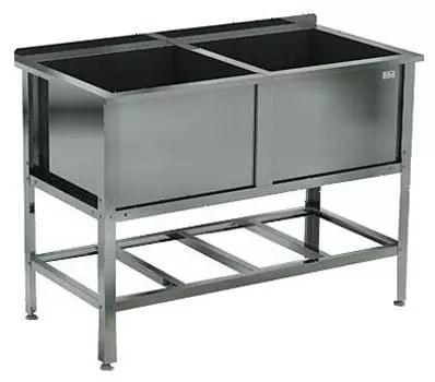 Ванна моечная сварная с бортом Кобор ВМСБ/2-100/53