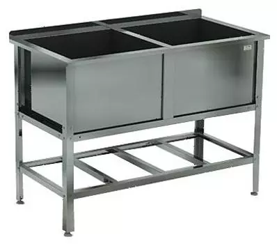 Ванна моечная сварная с бортом Кобор ВМСБ/2-80/43