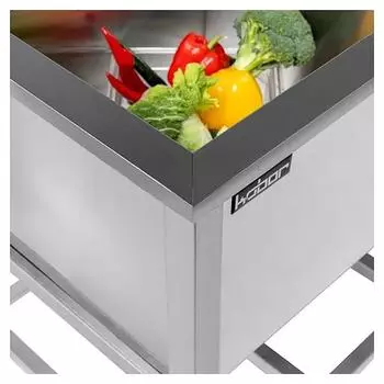 Ванна моечная с рабочей поверхностью сварная Кобор ВМСР/1-150/80/430