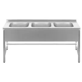 Ванна моечная Luxstahl ВМ3 18/6/8.5 (0.8)