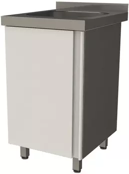 Ванна моечная односекционная цельнотянутая с бортом закрытая Restoinox ВМЦЗ-1/6/6-Б