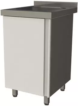 Ванна моечная односекционная цельнотянутая с бортом закрытая Restoinox ВМЦЗ-1/7/7-Б