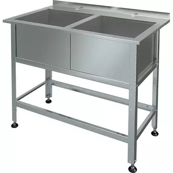 Ванна моечная с бортом Марихолодмаш МБ-2-0,4-0,63/1,21