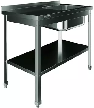 Стол с моечной ванной Restoinox ВМЦР/1-11/6-БПП-ЭЦ