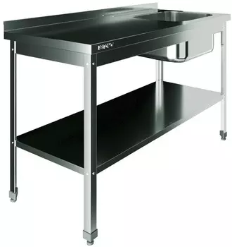 Стол с моечной ванной Restoinox ВМЦР/1-13/7-БПП-ЭЦ