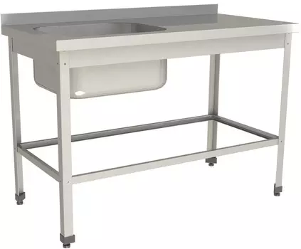Стол с моечной ванной Restoinox ВМЦР/1-14/7-БЛО-ЭЦ