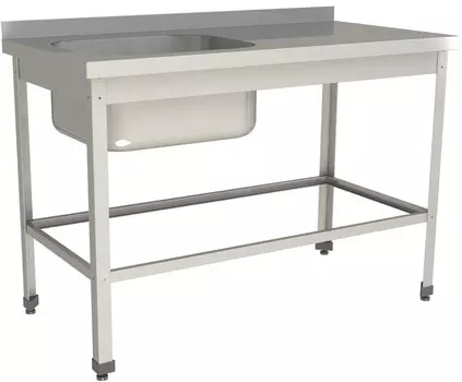 Стол с моечной ванной Restoinox ВМЦР/1-14/7-БЛО-ЭН