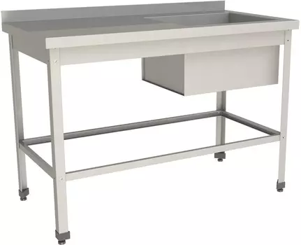 Стол с моечной ванной Restoinox ВМСР/1-13/7-БПО-ЭН