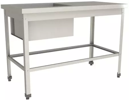 Стол с моечной ванной Restoinox ВМСР/1-14/6-О-ЭЦ