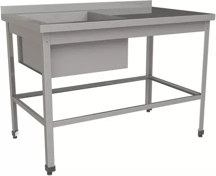 Стол с моечной ванной Restoinox ВМСР/1-14/7-БЛО-ЭН