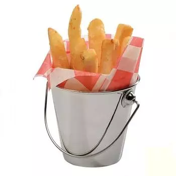 Ведерко для подачи 95/50мм 375мл MGsteel нерж