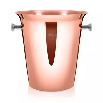 Ведро для шампанского d 21/14 см h22 см 5 л медь нерж Lumian | L0343