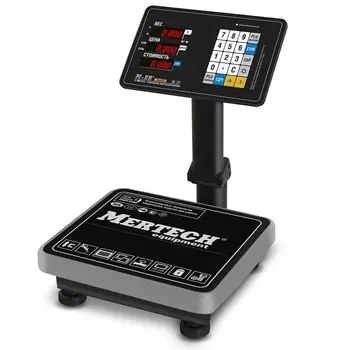 Весы торговые напольные M-ER 333 ACPU-32.5 расчет стоимости LED