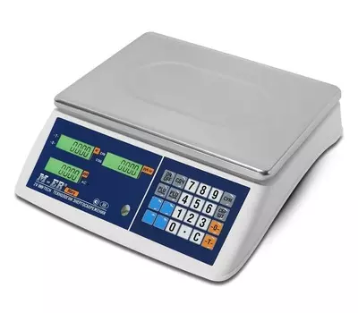Весы торговые настольные M-ER 223 AC-32.5 "Mary" LCD
