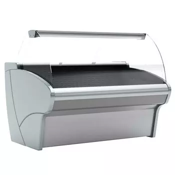 Витрина холодильная Carboma G110 SM 1,25-1 (ВХС-1,25ш G110) с боковинами 9006