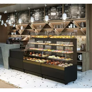 Витрина кондитерская Carboma K70 VM 1,3-1 Light (версия 2.0) (9005)