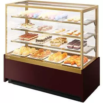 Витрина кондитерская Chilz Vete Kub 130 шоколад/золотой глянец