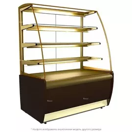 Витрина кондитерская Kayman K-ВК-1300 бронза ..+6/+12°С