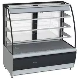 Витрина кондитерская Kayman K-ВК-1300 открытая серебро ..+4/+10°С