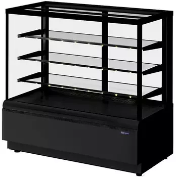 Витрина кондитерская Kayman K-ВК-900 Люкс Квадро черный