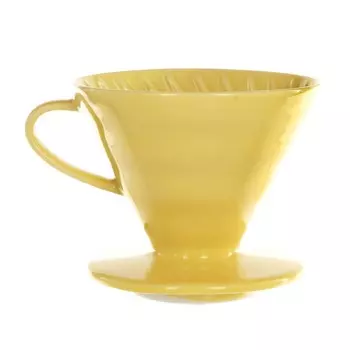 Воронка керамическая Hario VDC-02-YEL-UEX, желтая