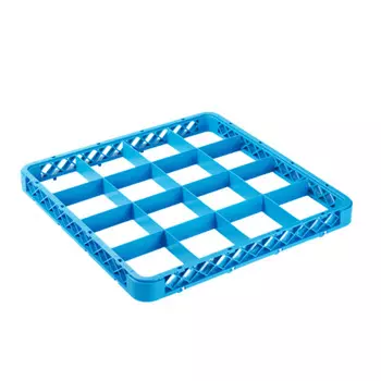 Вставка для посудомоечной кассеты Kitchen Muse JW-16 на 16 стаканов 500х500х45мм