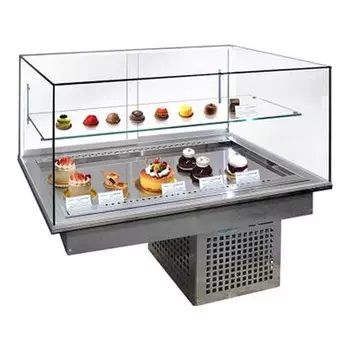 Встраиваемая горизонтальная кондитерская витрина Finist Glassier812 G812-13/55/5