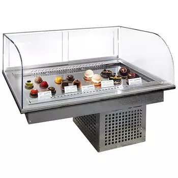 Встраиваемая горизонтальная кондитерская витрина Finist Glassier Luxury GL-1