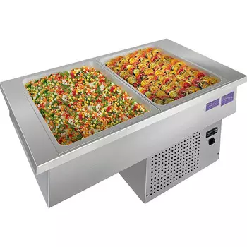 Встраиваемая холодильная ванна Finist Static Gastro ВХВ-2