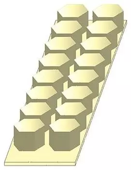 Выдавливатель Martellato ED 3 | Выдавливатель "6-угол" d40мм h25мм