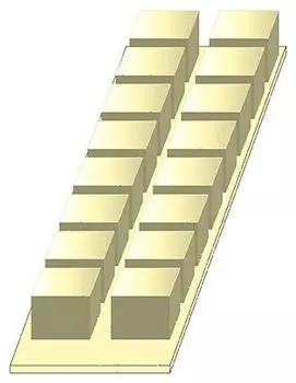 Выдавливатель Martellato ED 5 | Выдавливатель "Квадрат" d40мм h25мм