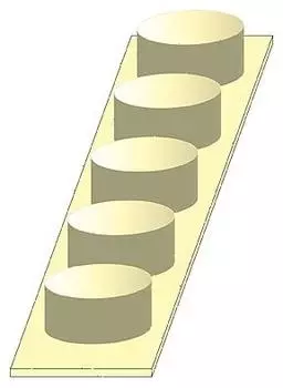 Выдавливатель Martellato EM 02 | EM 2 Выдавливатель "Овал" d60мм h45мм
