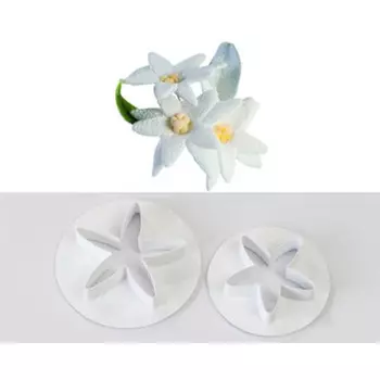 Вырубка Martellato 40-W205S эдельвейс 82мм-65мм (набор 2шт)