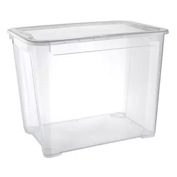 Ящик универсальный с крышкой Restola 433204601 70л (555х390х435) прозрачный