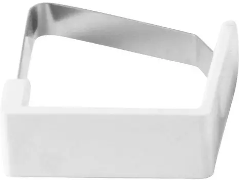 Зажим для скатерти белый Мастергласс | 1739