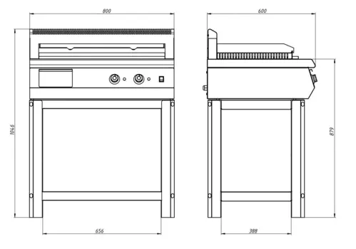 Жарочная поверхность Grill Master Ф2ПЖЭ/600 24050