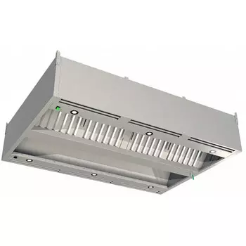 Зонт приточно-вытяжной центральный Restoinox ЗПВЦКП-19/16 с подсветкой