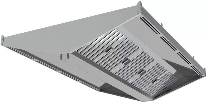 Зонт приточно-вытяжной центральный Restoinox ЗПВЦУ-20/16